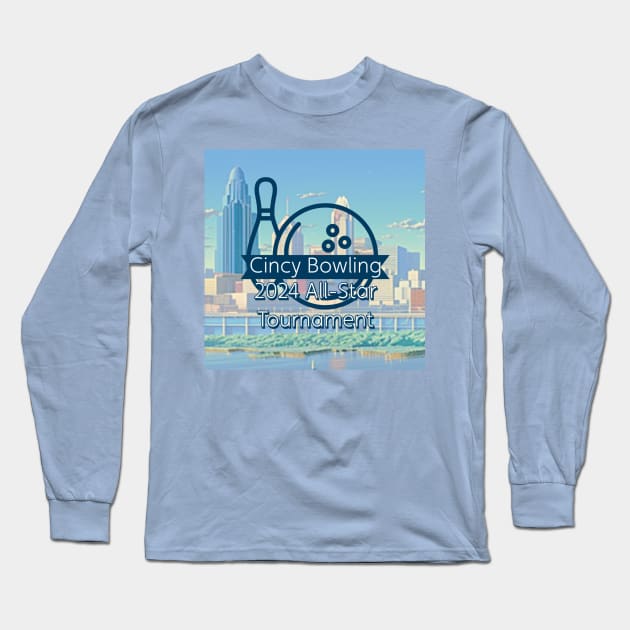 Cincy Bowling Boys All-Star 2024 Long Sleeve T-Shirt by MWH Productions